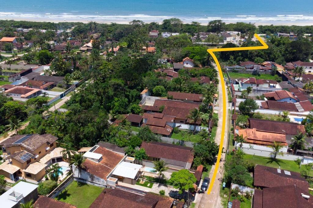 Novo-Refugio Do Arquiteto - Casa Coqueiro, 4 Minutos Caminhando Ate A Praia Sao Sebastiao  Eksteriør bilde